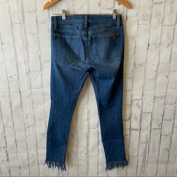 Joe’s Jeans Frayed Ankle Crop Skinny Jeans 26 - Picture 3 of 7